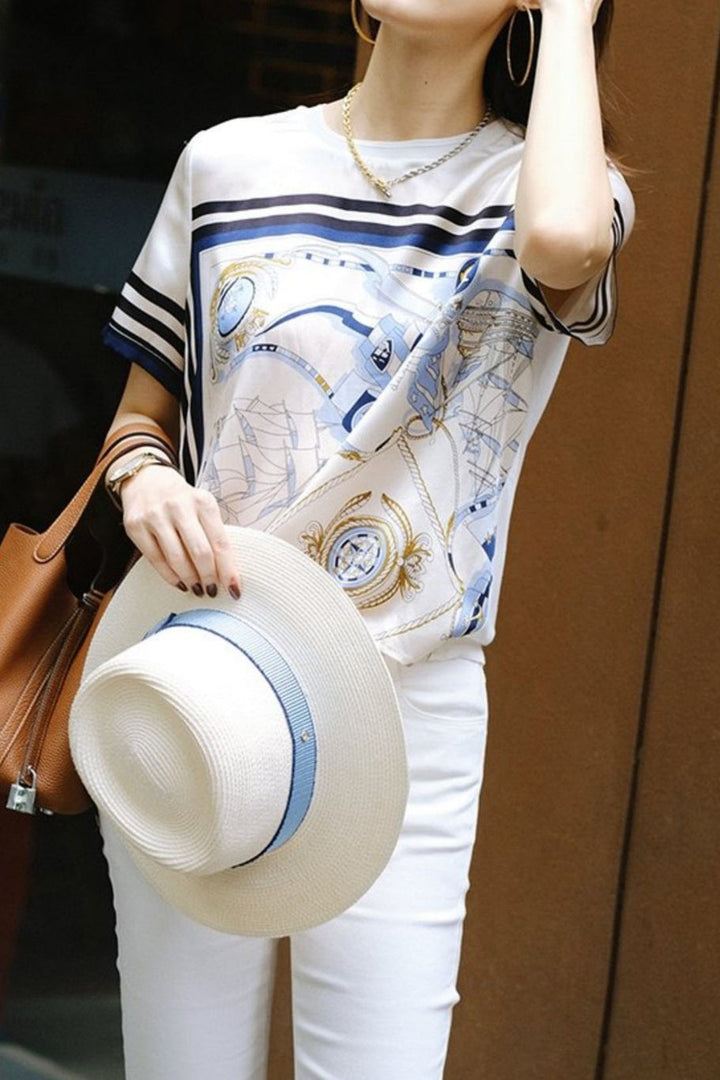 Trendy T-Shirt met Print
