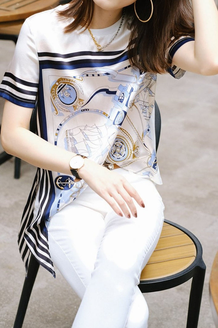 Trendy T-Shirt met Print