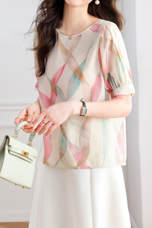 Elegante Chiffon Shirt