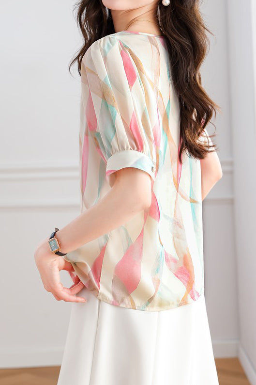 Elegante Chiffon Shirt