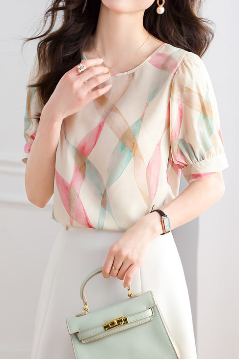 Elegante Chiffon Shirt