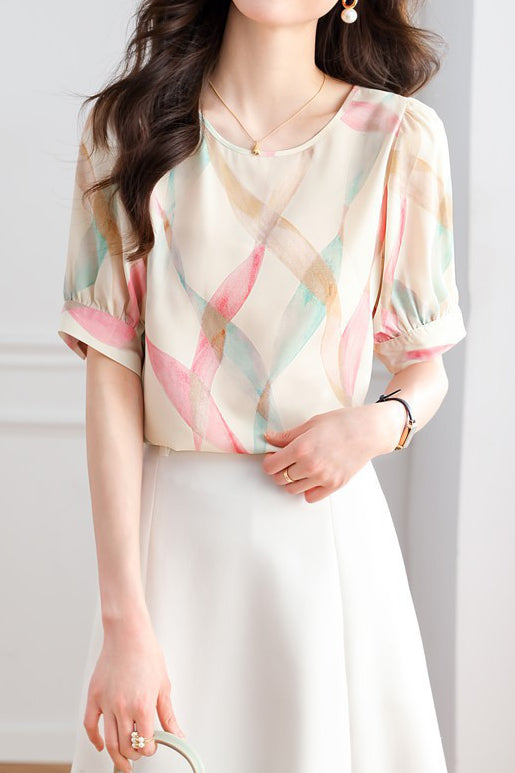 Elegante Chiffon Shirt