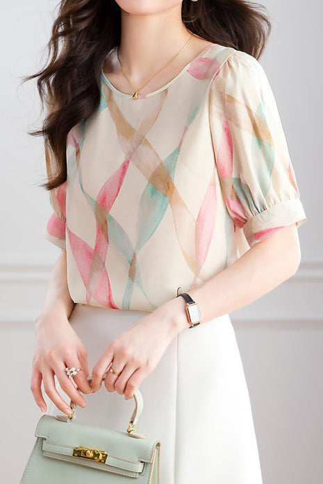 Elegante Chiffon Shirt