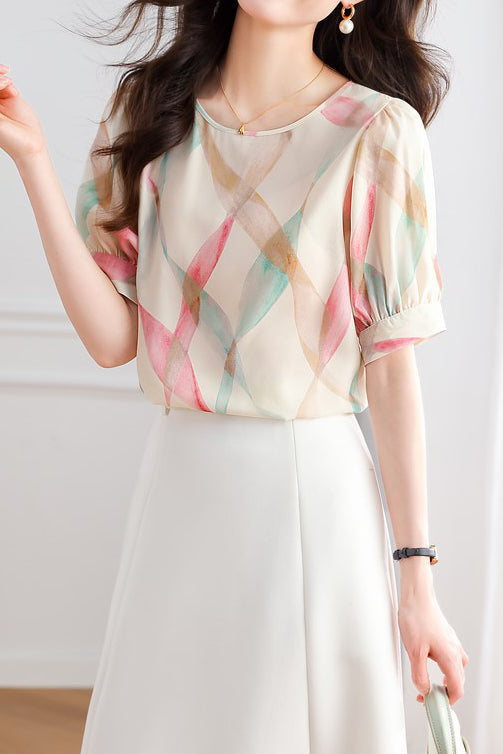 Elegante Chiffon Shirt