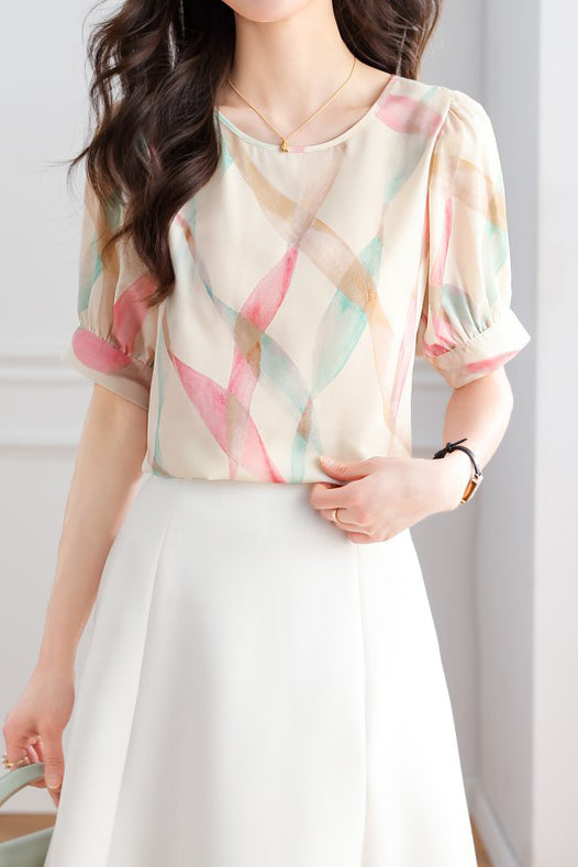 Elegante Chiffon Shirt