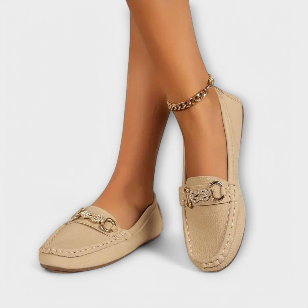 Lara | Dames Leer Instapschoenen