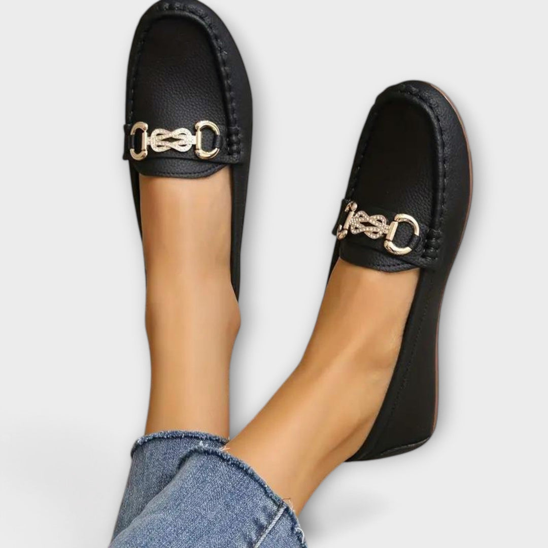 Lara | Dames Leer Instapschoenen