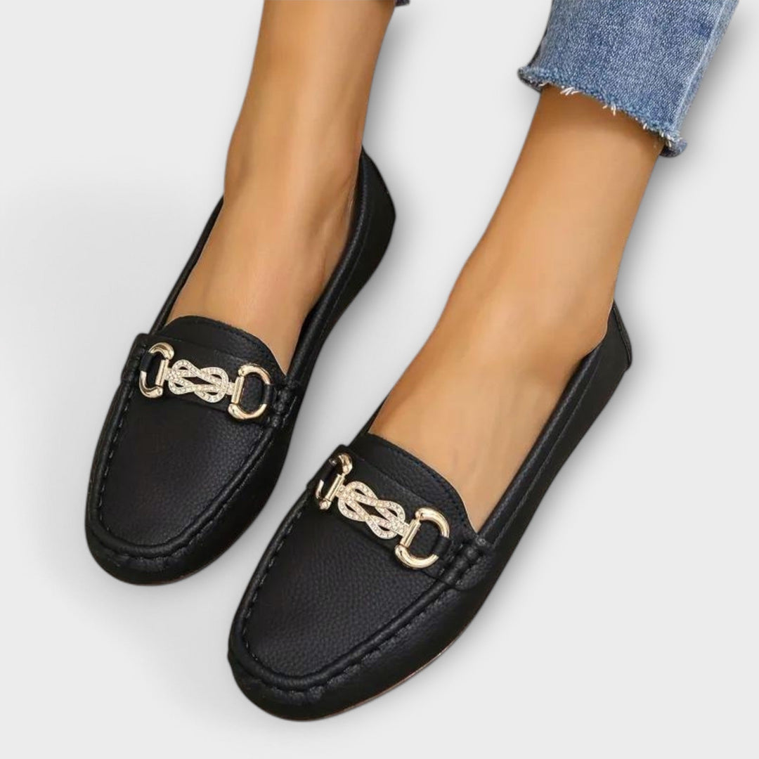 Lara | Dames Leer Instapschoenen