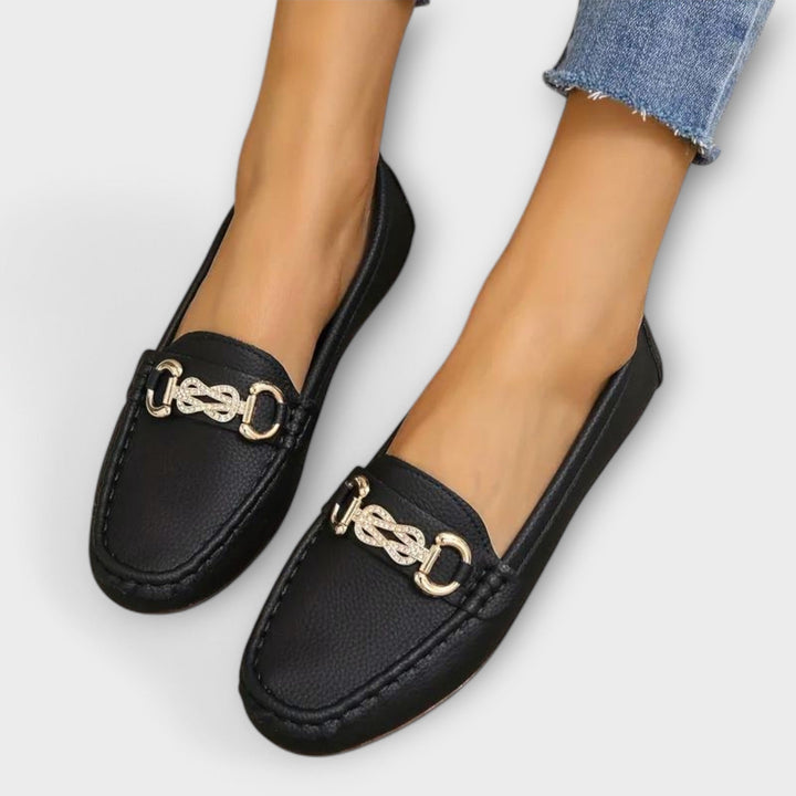 Lara | Dames Leer Instapschoenen