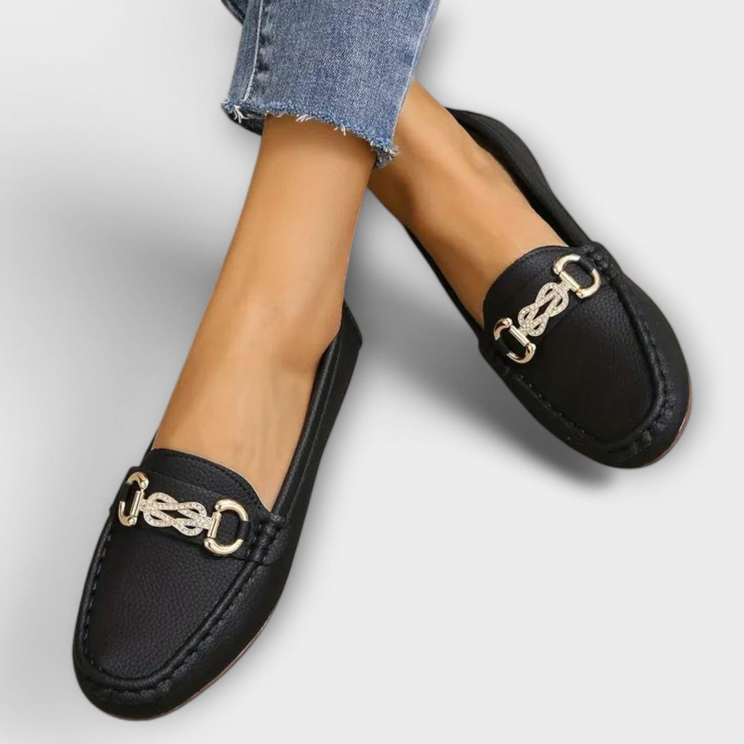 Lara | Dames Leer Instapschoenen