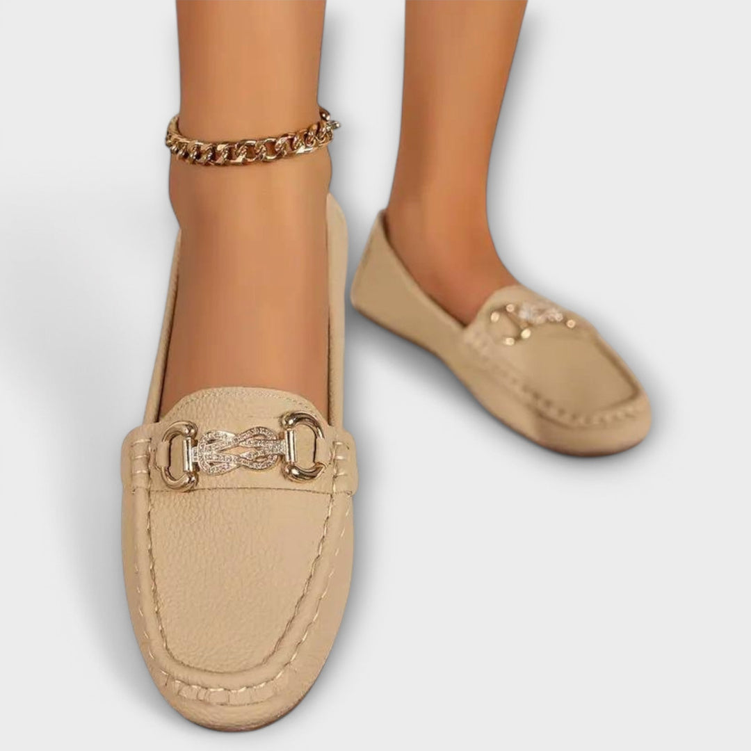 Lara | Dames Leer Instapschoenen