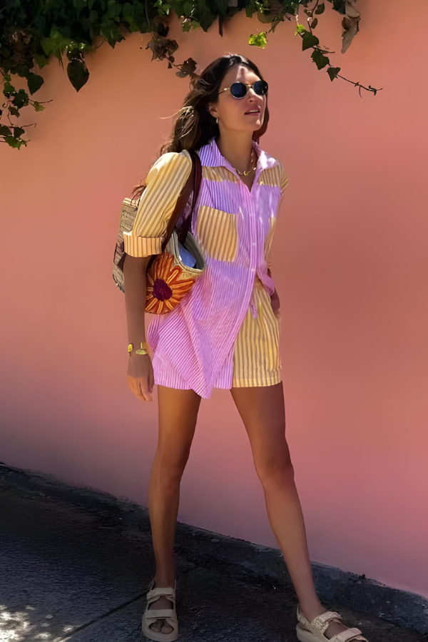 MILLY | GESTREEPT SET
