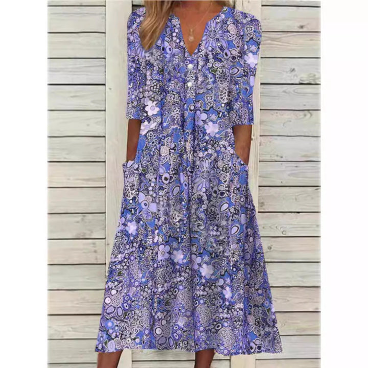 Andrea™ | Elegante Bloemen Shirtjurk