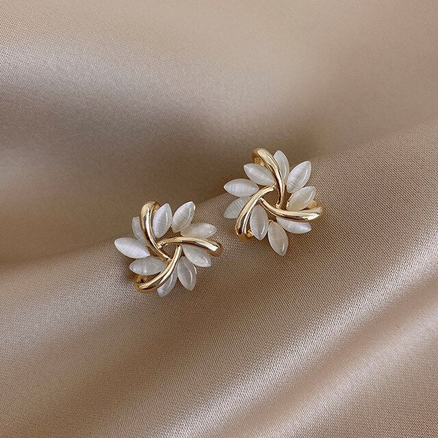 Luxe Opal Oorbellen