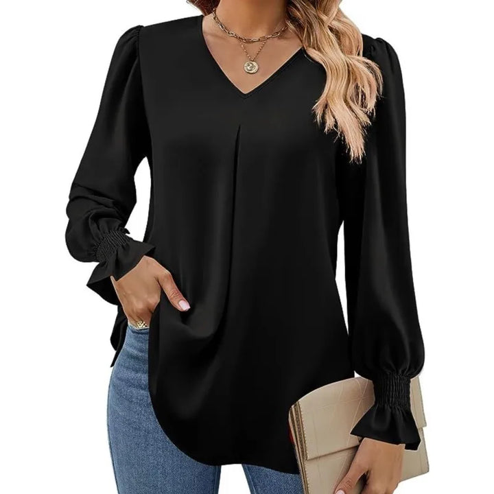 Lilly | Lange mouwen shirt met V-hals