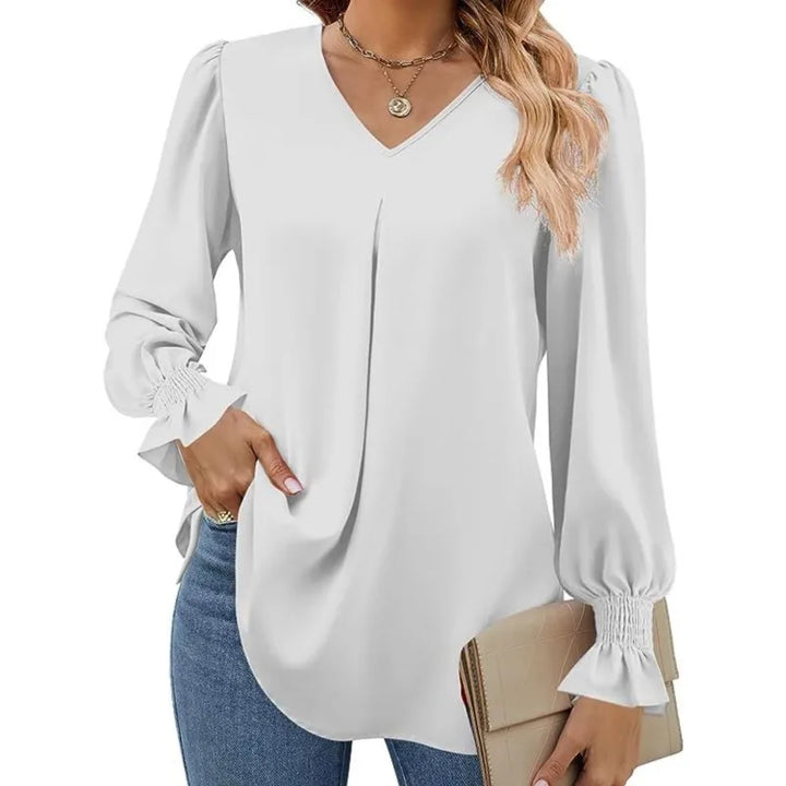 Lilly | Lange mouwen shirt met V-hals