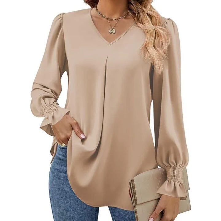 Lilly | Lange mouwen shirt met V-hals