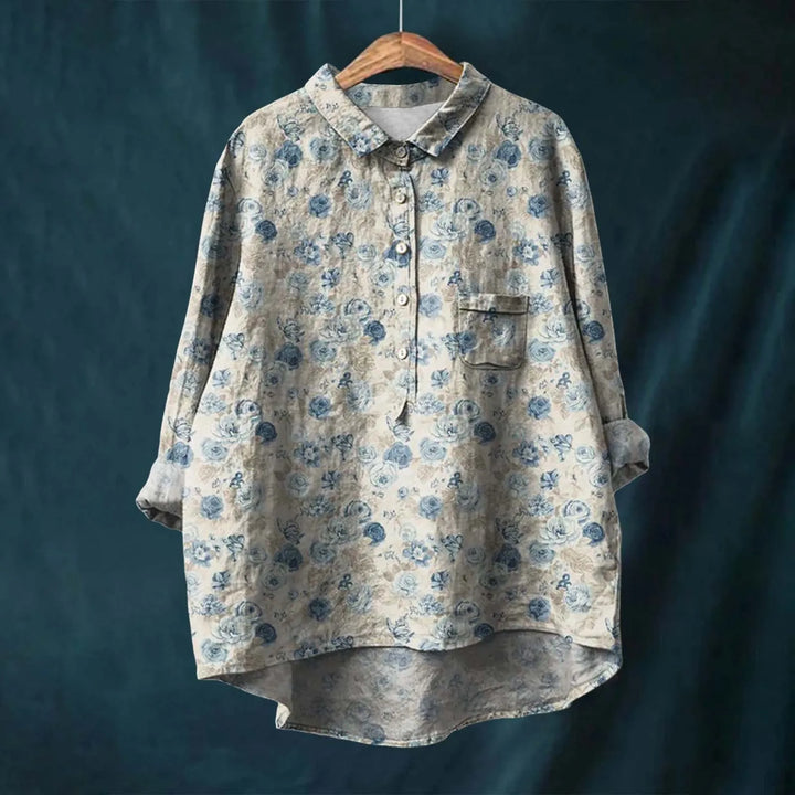 Liesa™ | Elegant Floral Women's Shirt