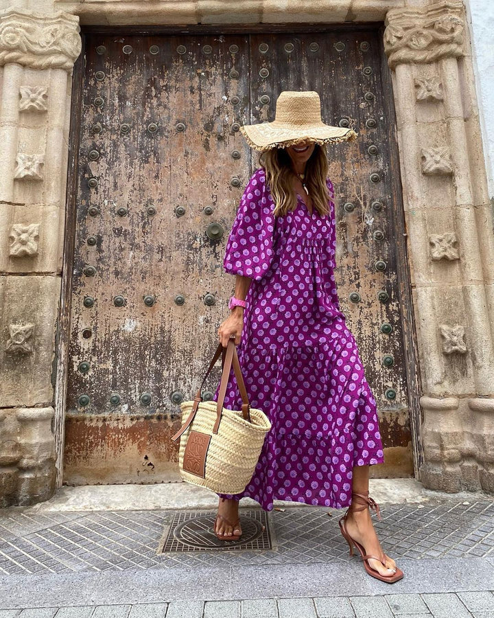 Viola™ | Zomerjurk met Speelse Bloemen