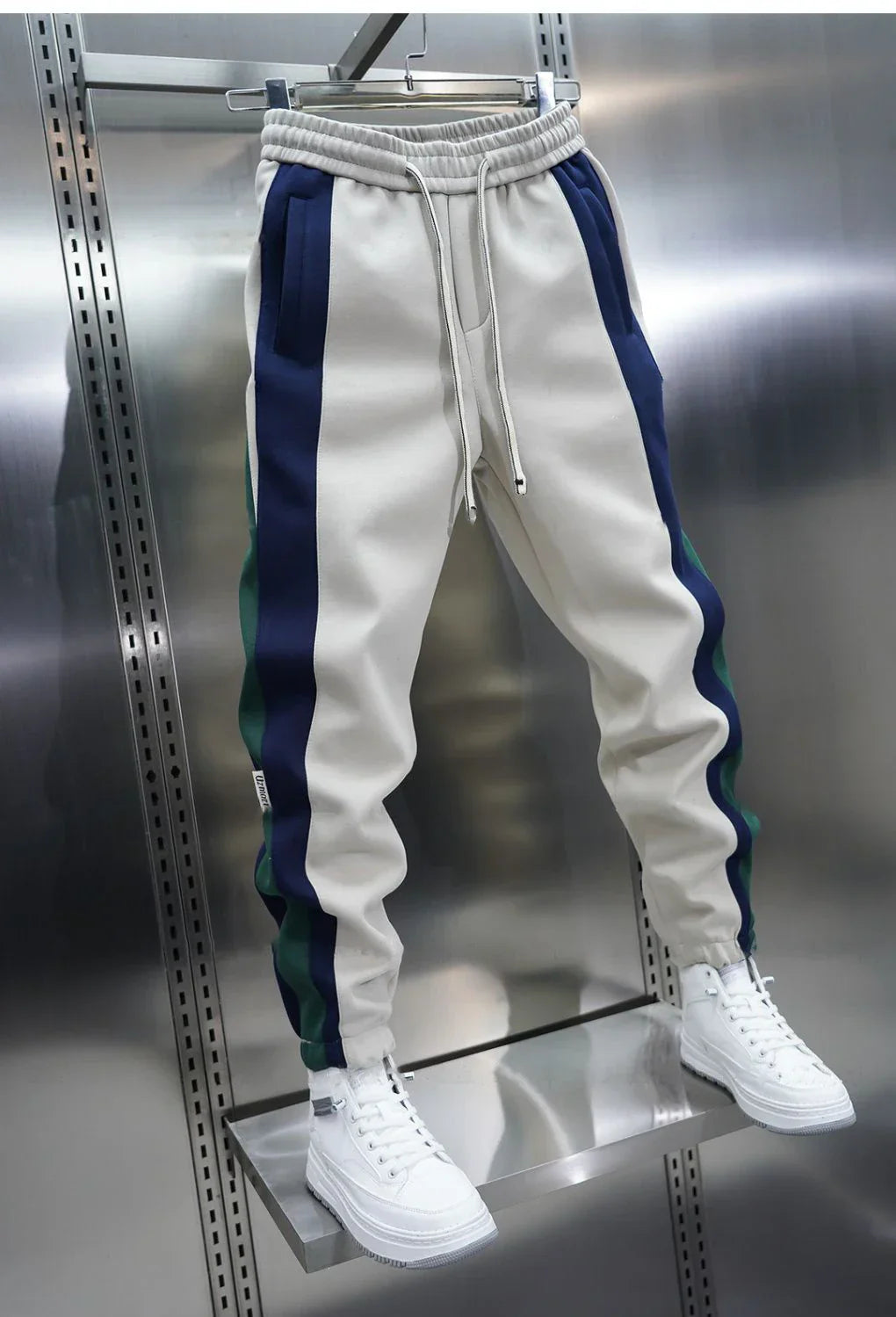 Moreno™ - Contrast Striped Fashion Trousers for an Elegant and Trendy Style
