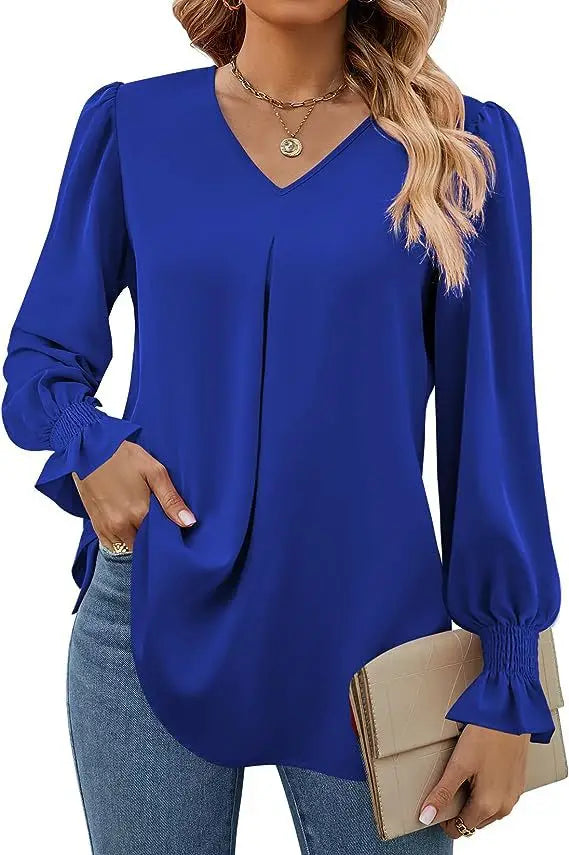 Lilly | Lange mouwen shirt met V-hals