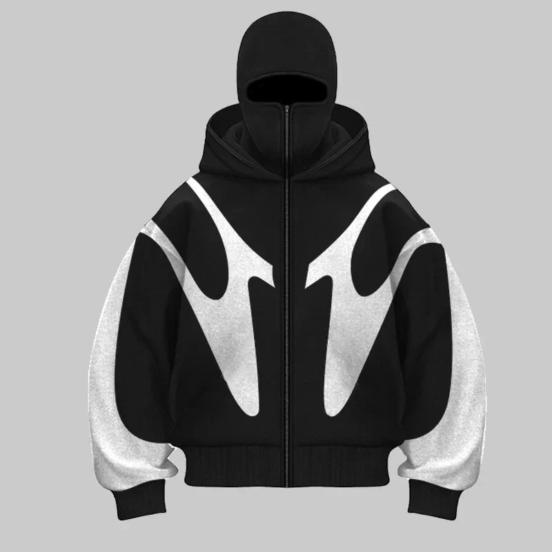 SPECTOR - SWEATER MET BIVAKMUTS & CAPUCHON