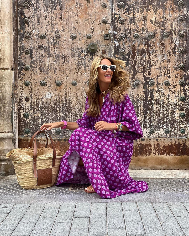 Viola™ | Zomerjurk met Speelse Bloemen