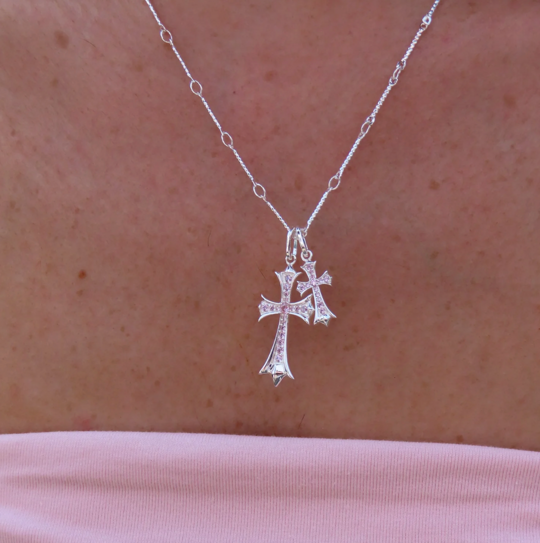 The Double Cross Necklace