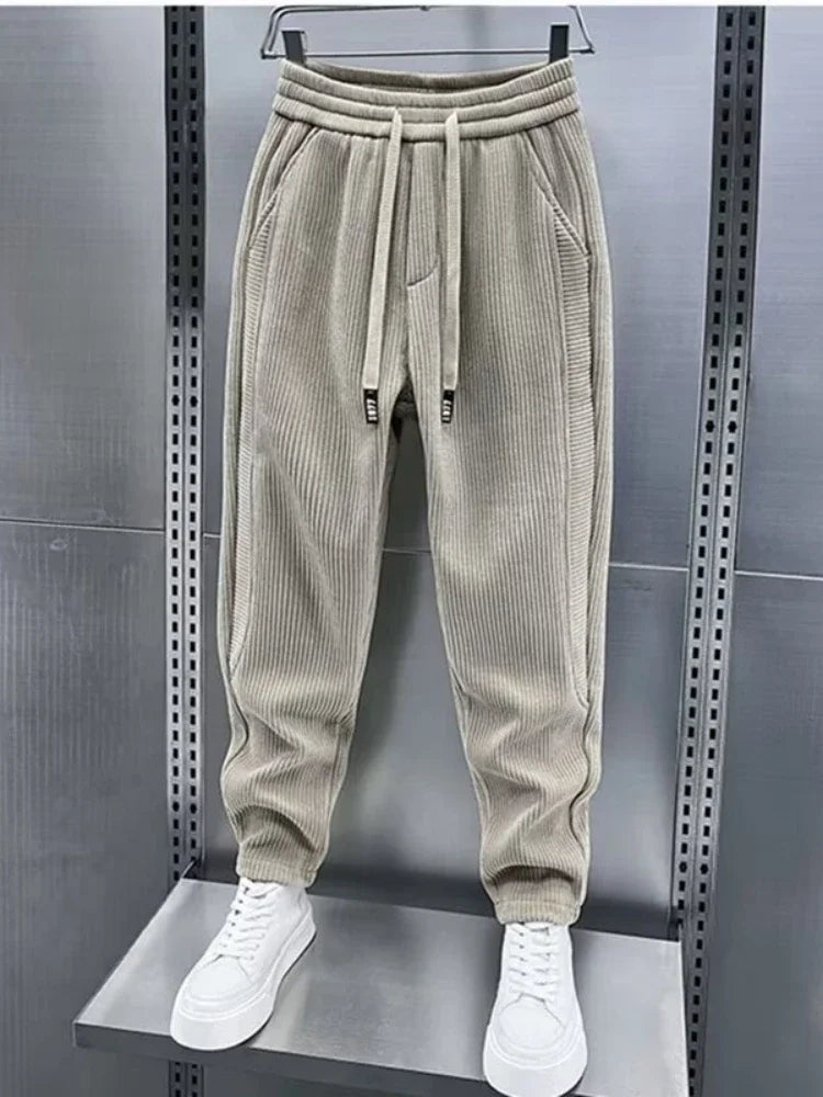 Enea™ - Stylish Ribbed Trousers for an Elegant and Chic Look