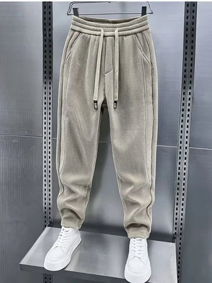 Enea™ - Stylish Ribbed Trousers for an Elegant and Chic Look