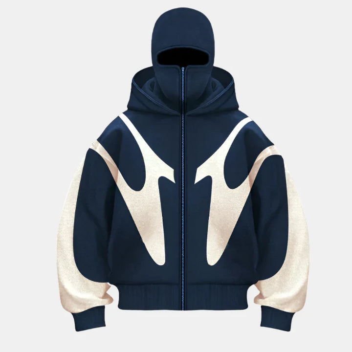 SPECTOR - SWEATER MET BIVAKMUTS & CAPUCHON