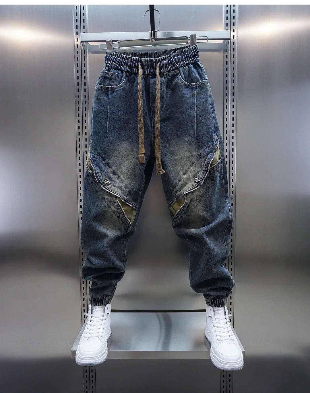 Ottavio™ - Trendy Baggy Jeans with Removable Belt