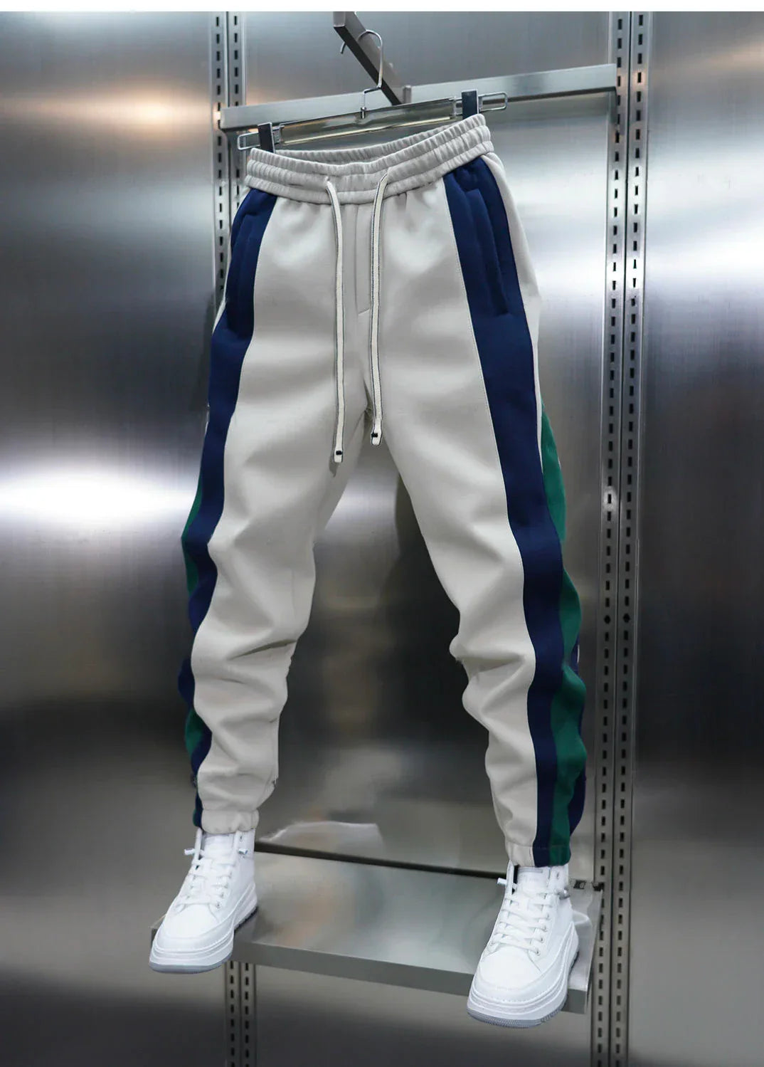 Moreno™ - Contrast Striped Fashion Trousers for an Elegant and Trendy Style