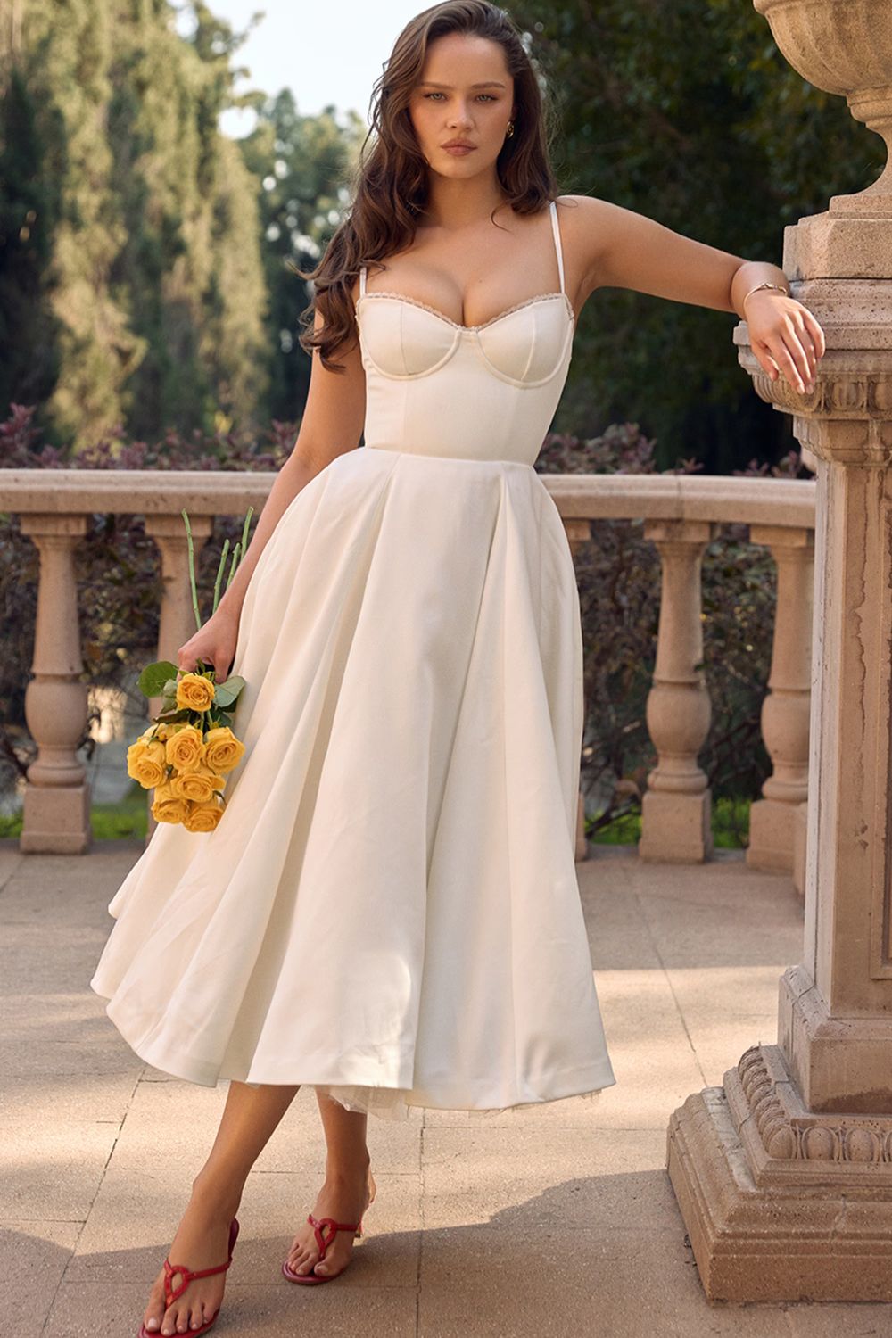Cordelia | Elegant Tulle Detail Dress