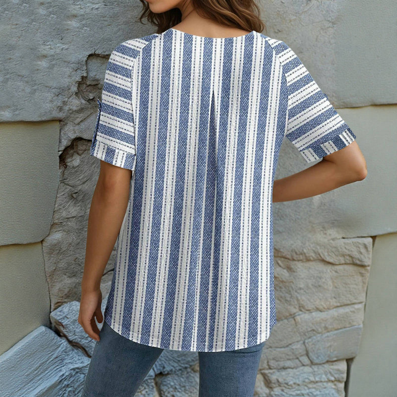 Casual Gestreept T-Shirt
