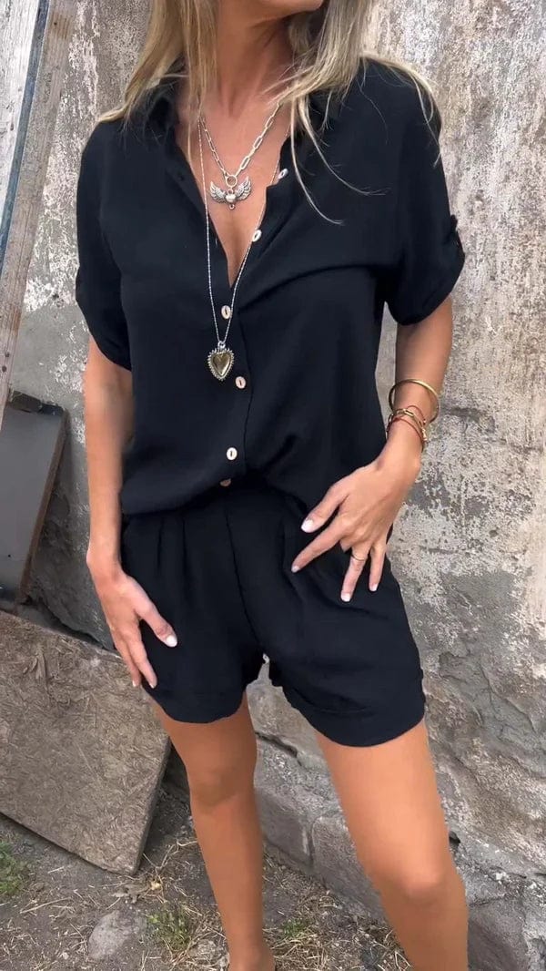 Ontspannen Zomer Set - Overhemd + Korte Broek