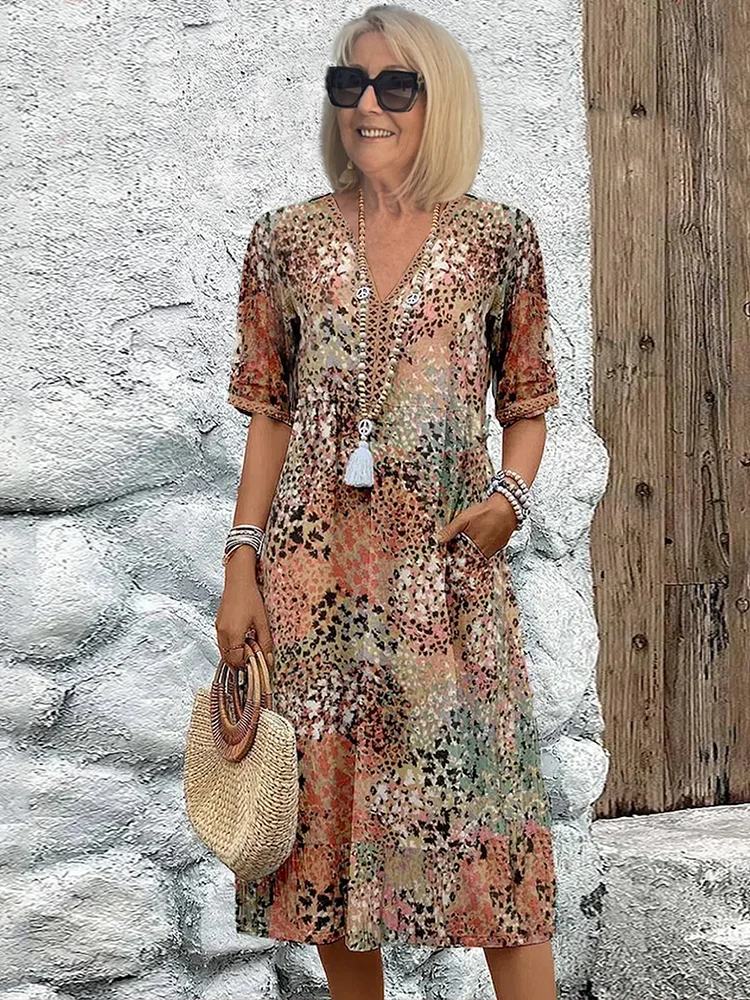 Harper™ | Vivid Floral Dress