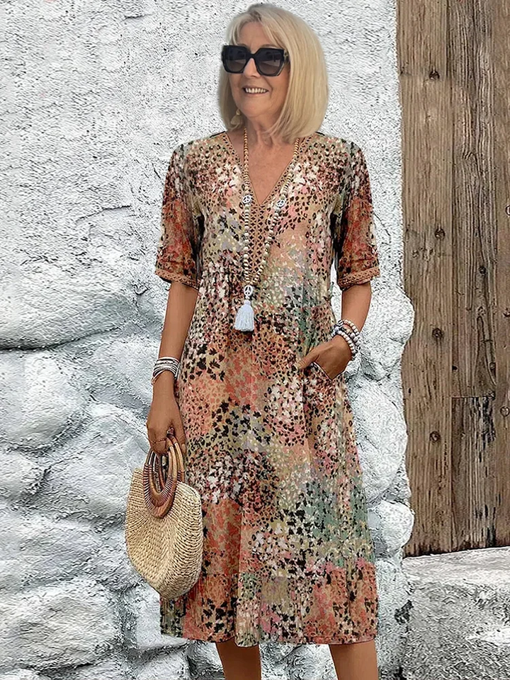Harper™ | Vivid Floral Dress