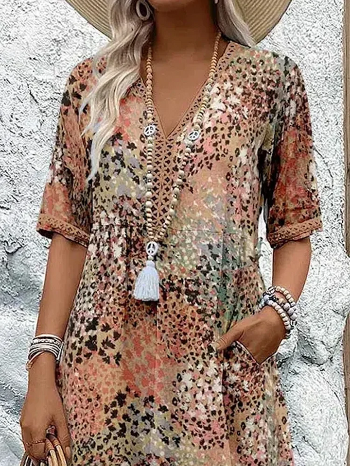 Harper™ | Vivid Floral Dress