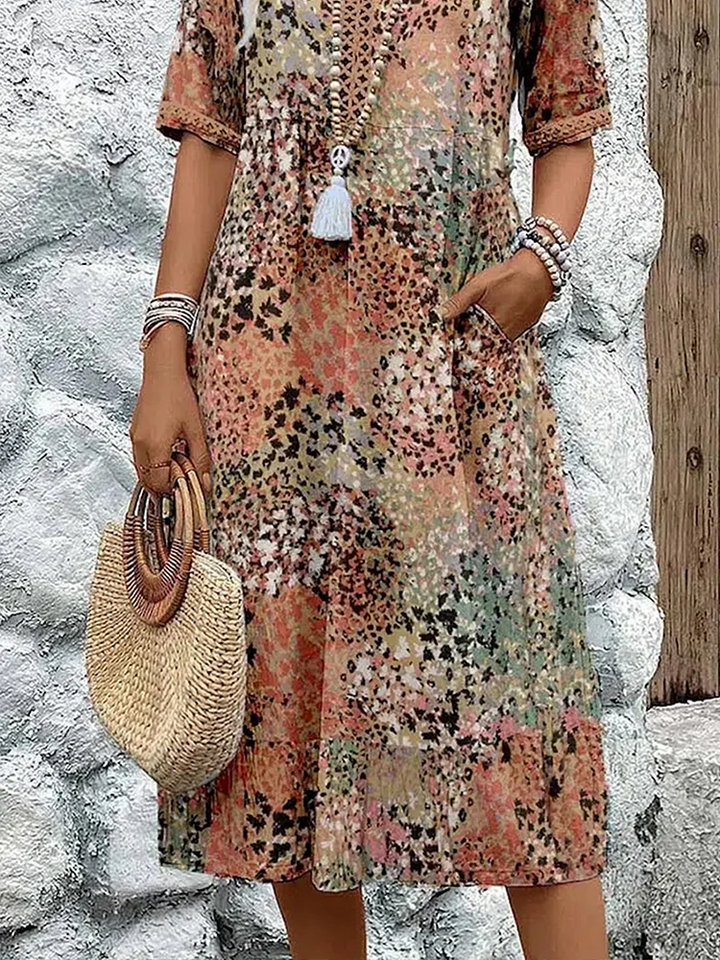 Harper™ | Vivid Floral Dress
