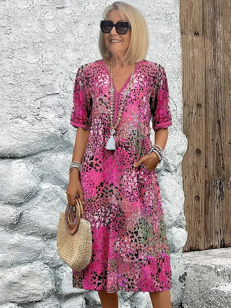 Harper™ | Vivid Floral Dress