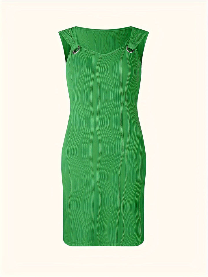 Vance | Textured Ring-Detail Dress