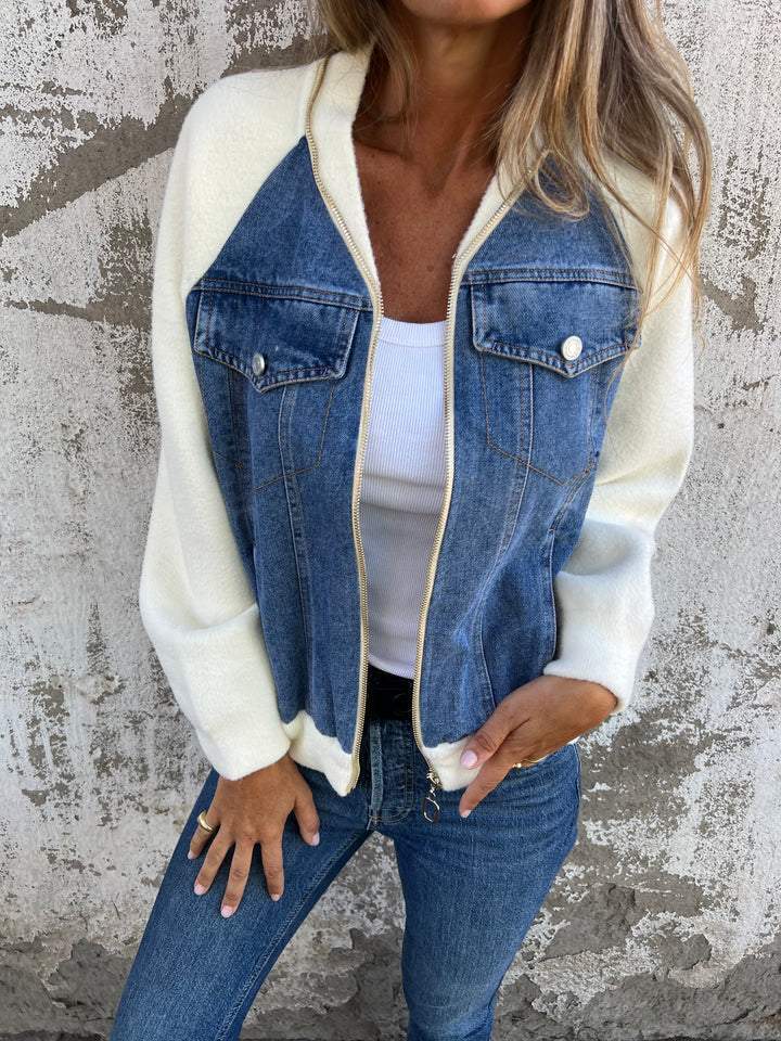 Zoe™ - Stijlvol Denim Jacket