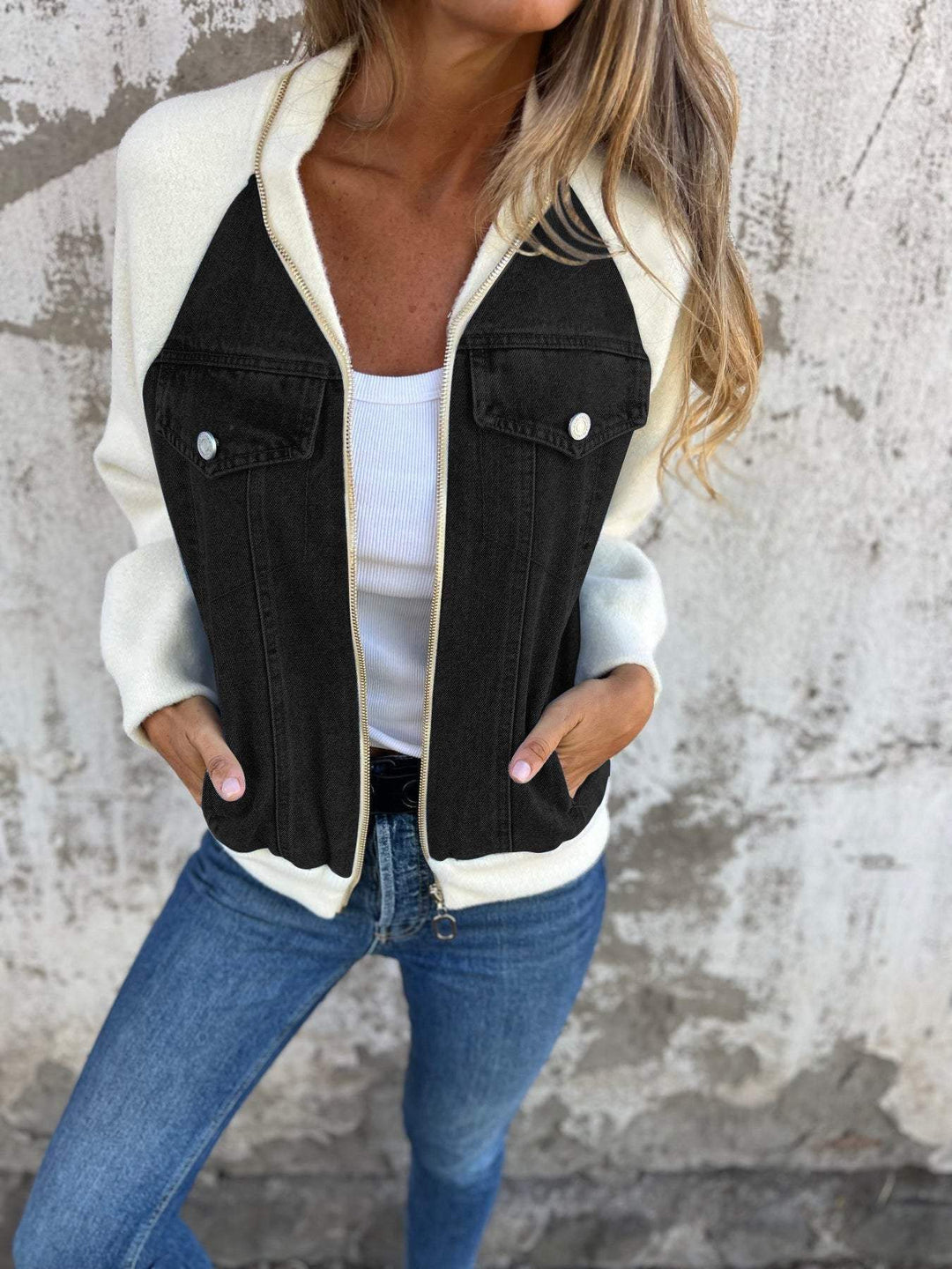 Zoe™ - Stijlvol Denim Jacket