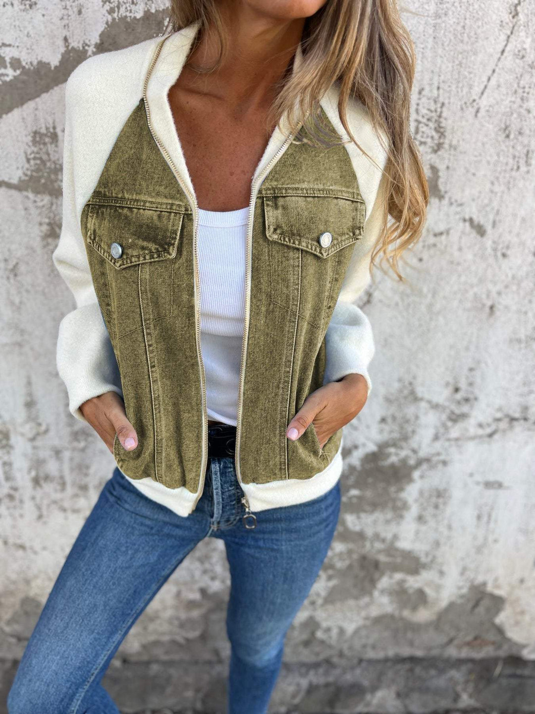Zoe™ - Stijlvol Denim Jacket