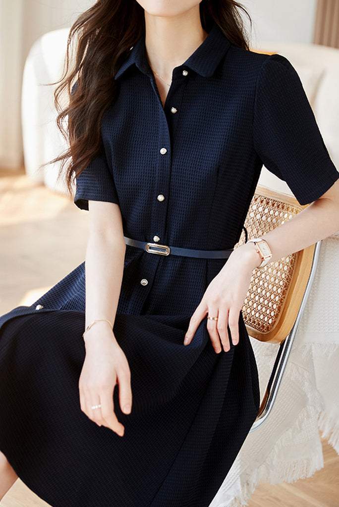 Waffle Dress met Riem