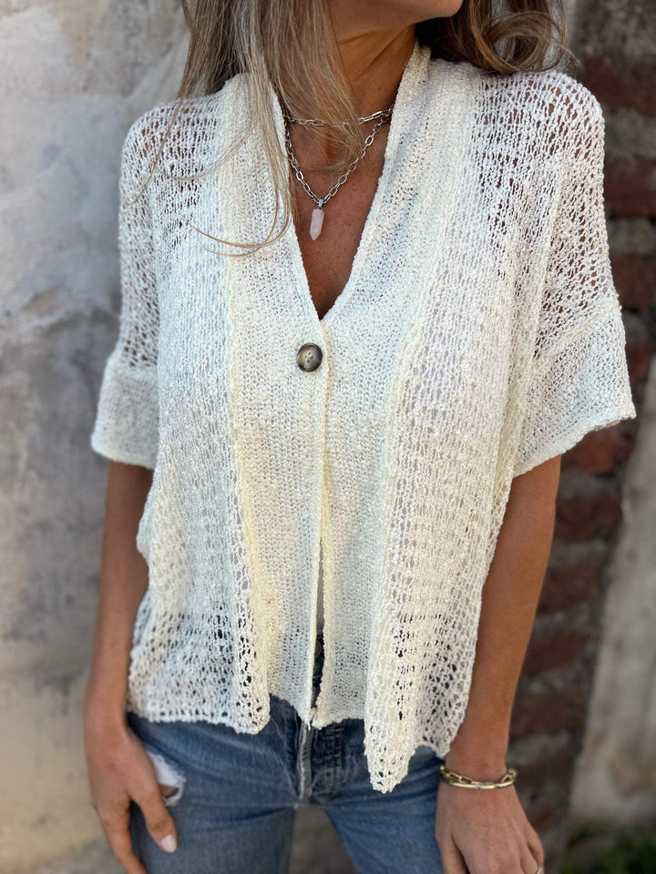 Ivonie™ - Sophisticated Textured Blouse