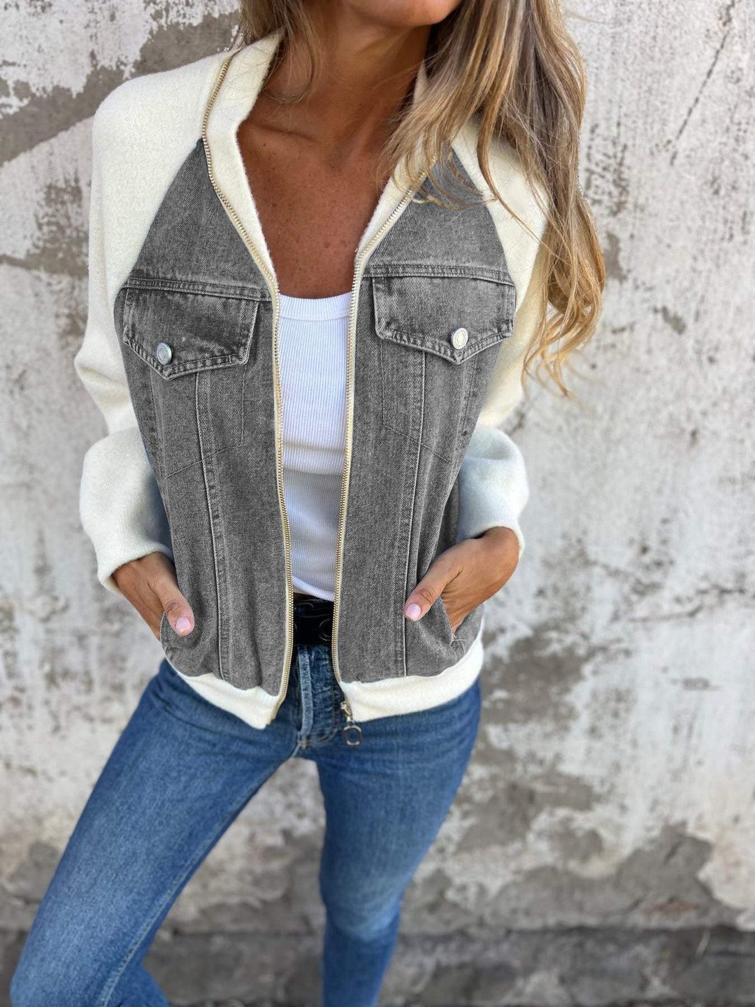 Zoe™ - Stijlvol Denim Jacket