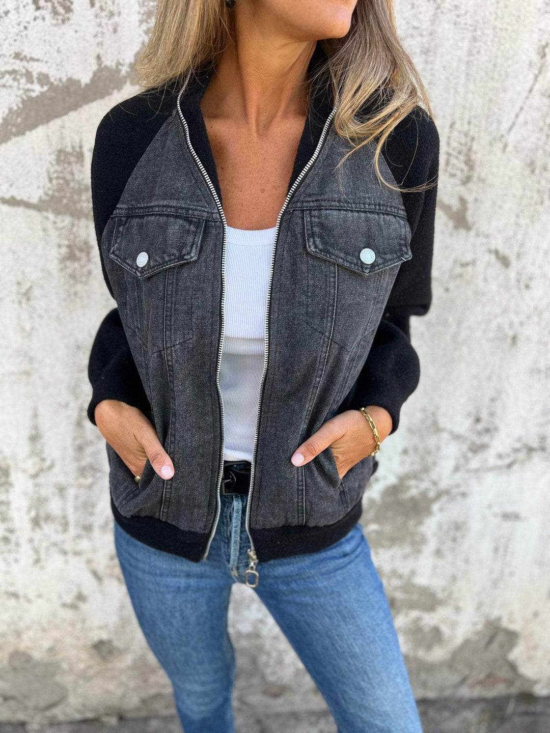 Zoe™ - Stijlvol Denim Jacket