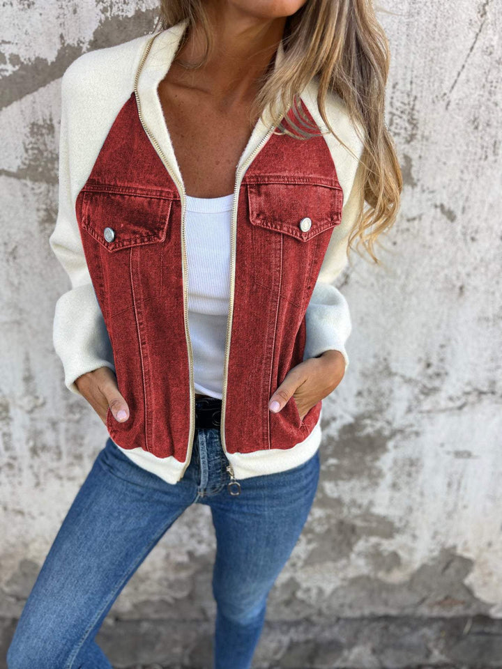 Zoe™ - Stijlvol Denim Jacket